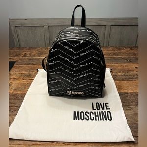 Love Moschino Black Backpack